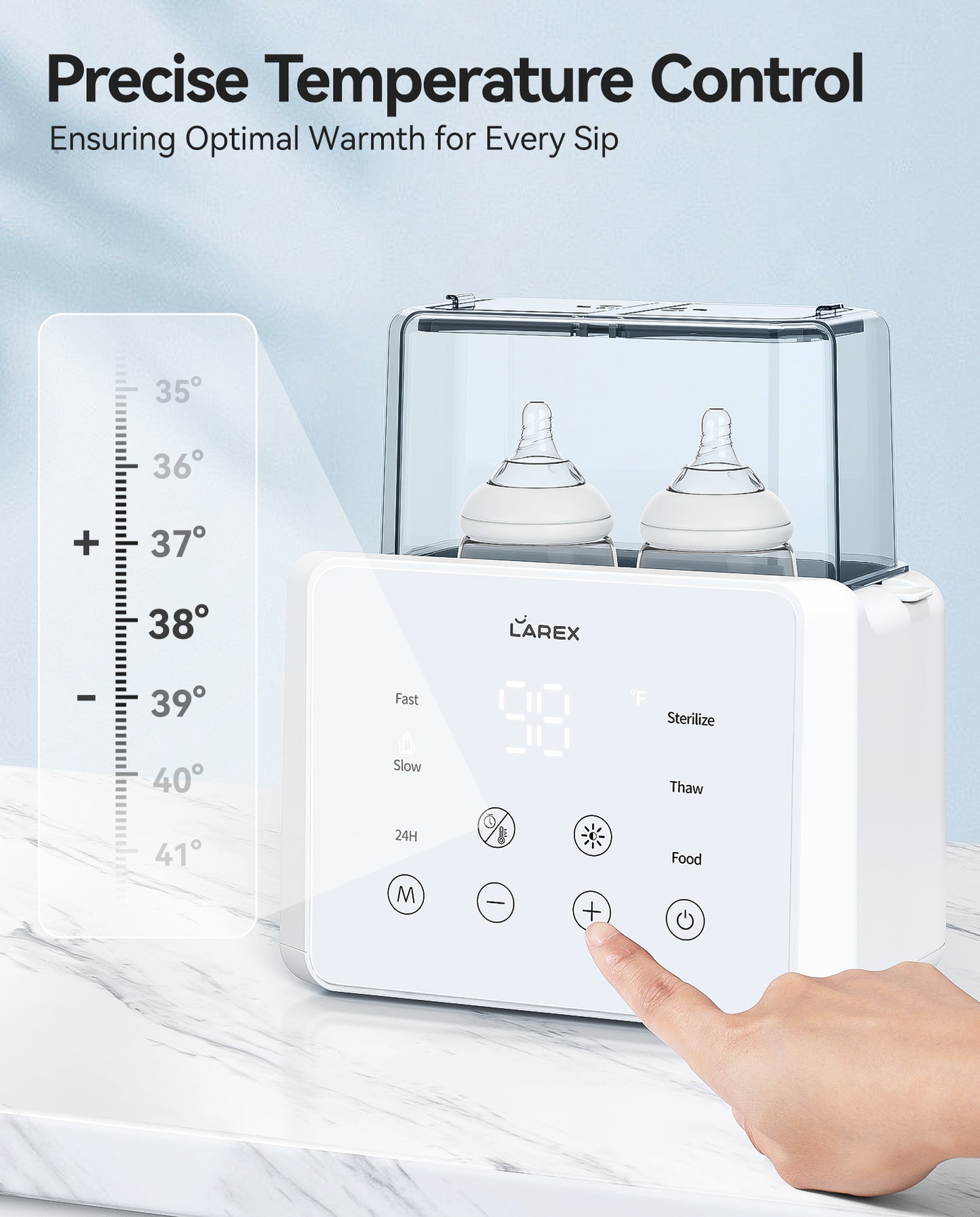 LAREX Double Bottle Warmer