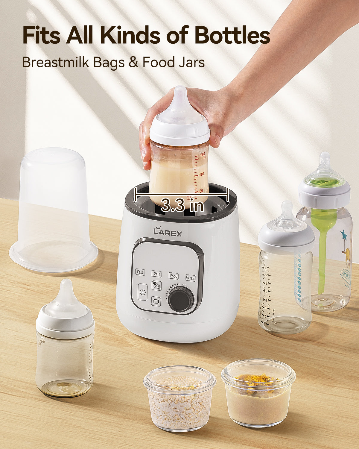 Larex 10-in-1 Baby Bottle Warmer