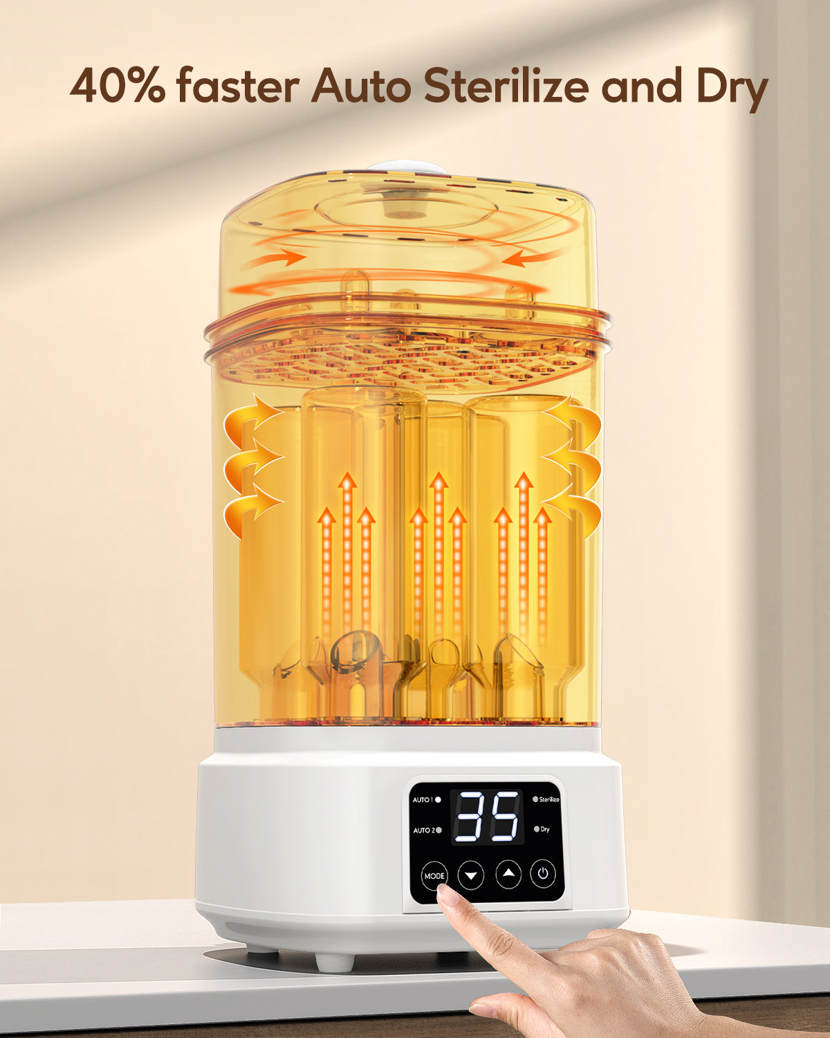 Larex Electric Steam Baby Bottle Sterilizer