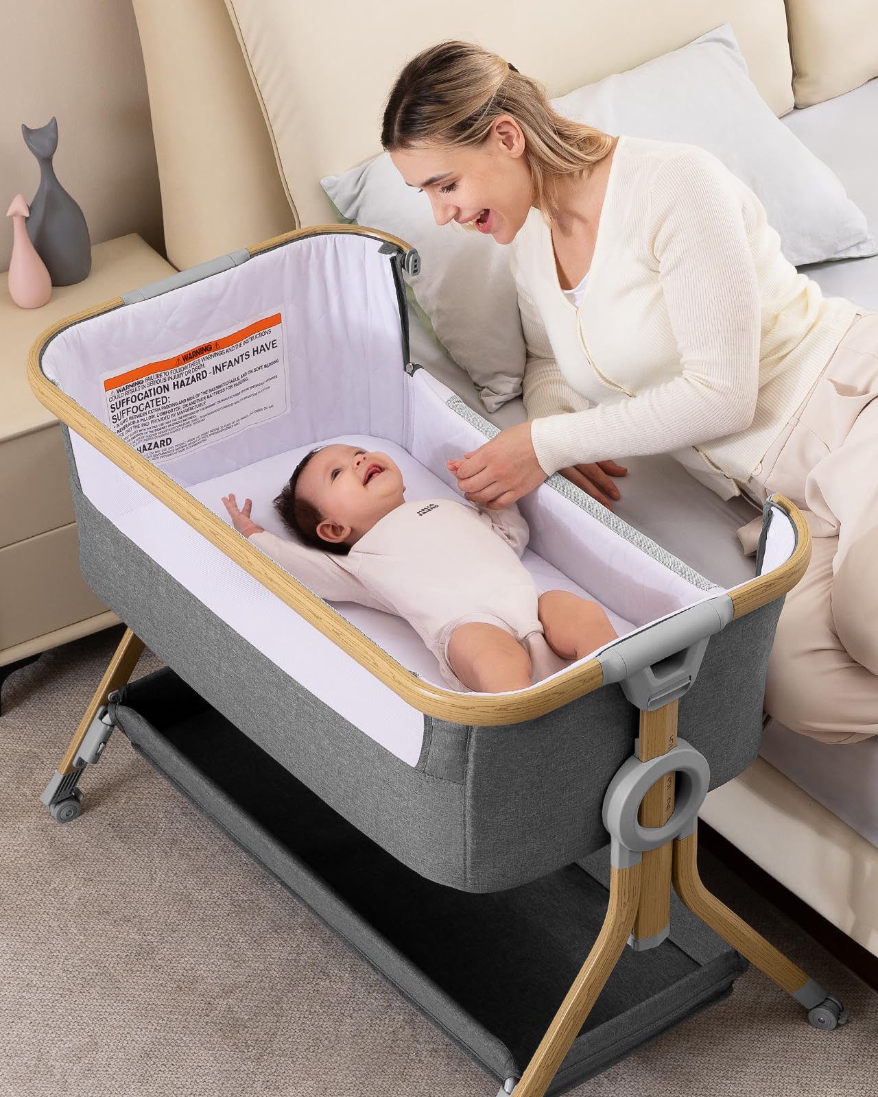 Larex 3 in 1 Bassinets Bedside Sleeper