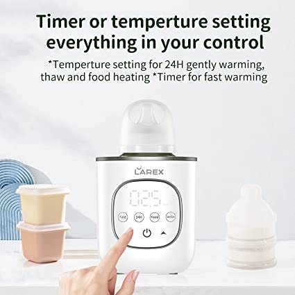 LAREX Baby Bottle Warmer for Breastmilk and Formula