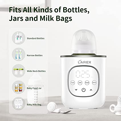 LAREX Baby Bottle Warmer for Breastmilk and Formula