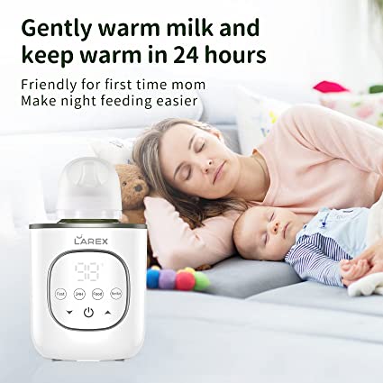 LAREX Baby Bottle Warmer for Breastmilk and Formula